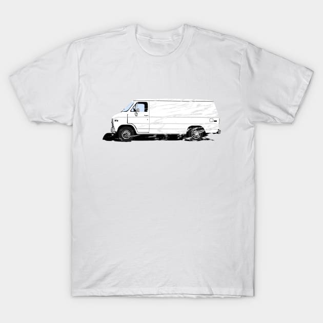 Retro Kidnapper Van T-Shirt by ilrokery